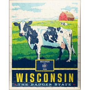 MyPuzzle Wisconsin: The Badger State - Premium 500 Piece Jigsaw Puzzle للبالغين