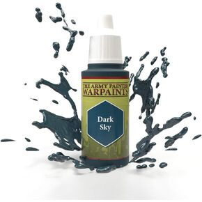 The Army Painter Warpaints Dark Sky – 1x 18ml Acrylic Paint Hobby Paint – Dungeons and Dragons Miniatures, Warhammer 40K Miniatures, Models – TTRPG D&D DND