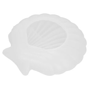 Shell Jewelry Tray Resin Mold, DIY Tray Resin Silicone Seashell Silicone Storage Plate Easy to Demold Seashell Storage Plate Silicone for DIY Crafts Casting Home Decoration