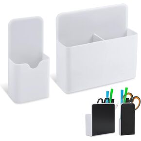 LUTER 2PCs حاملات العلامات المغناطيسية ، حاملان مقاس قلم مغناطيسي حامل معلق من نوع القلم المغناطيسي للثلاجة مدرسة الخزانة الخزانة.