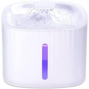 Automatic Fountain Drinker, for Pets, Inclined Design, Automatic Water Dispenser with Filter and Continuous Flow System, Water Fountain for Pets 3 liters.