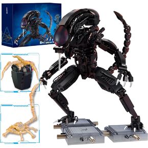 Xenomorph Action Figure Toy Building Set Compatible with Lego for Adults,Cool Scary Toys Gifts for Boys and Girls 8-14 Years Up 687 pcs