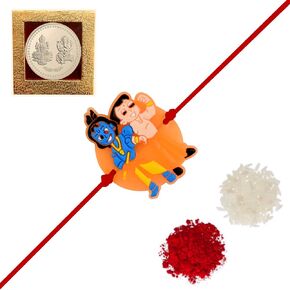 Rakhi/Cartoon Rakhi/Rakhi للأخ الصغير/Rakhi Set/Rakhi مع بطاقة/إرسال Rakhi إلى الولايات المتحدة الأمريكية/Rakhi لأخ/Rakhi لأخ مع مجموعة الهدايا/Rakhee