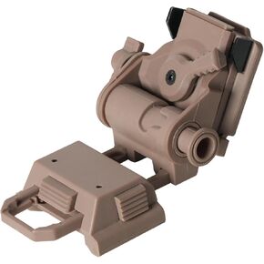 Night Vision Goggles NVG Mount for L4G24 Helmet Mount PVS15/18(Black/TAN)…
