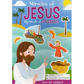 Big Book of Stickers - Miracles of Jesus - Activity Book Includes Over 80 Stickers