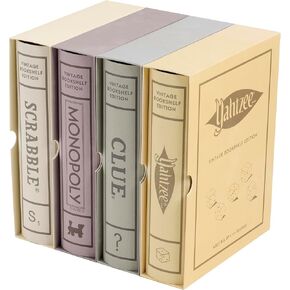 WS Game Company Scrabble ، Monopoly ، Clue ، و Yahtzee Vintage Game Game Collection