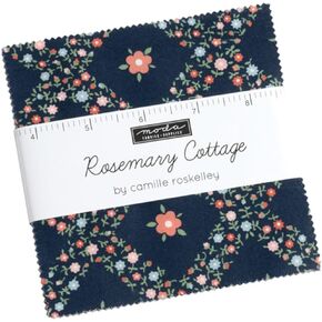 Rosemary Cottage Charm Pack by Camille Roskelley; 42-5" Precut Fabric Quilt Squares