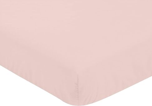 Sweet Jojo Designs Ballerina and Bows Girl Baby Fitted Crib Sheet for Infant Newborn Nursery Toddler Bed Room Standard Mattress Ballet Shoes Dancer Hearts Sparkles Crowns Princess Tutu Pink Blue Green in Kuwait