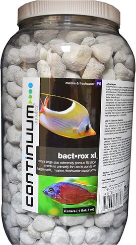 Continuum Aquatics "Bact-Rox XL", Extra Large Sized, High-Porosity Filtration Media for Aquariums, 20 L in Saudi Arabia
