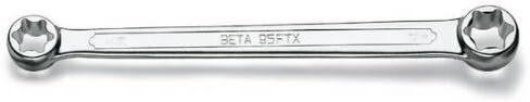 Beta 95FTX E10 x E12 Double-Ended Straight Wrench, for Torx Head Screws in Kuwait