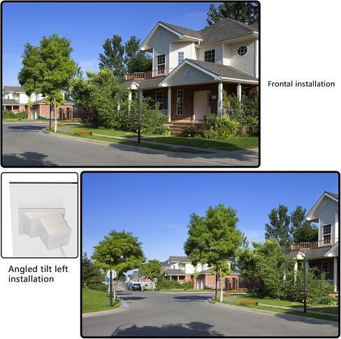 Angled Window Mount for Wyze Cam OG and OG Telephoto (2023 Release), 20 Degrees Tilt Up/Down/Left/Right Through Window Use Cam OG, Looking Front Yard and Driveway (Black/Pack of 2) in Saudi Arabia