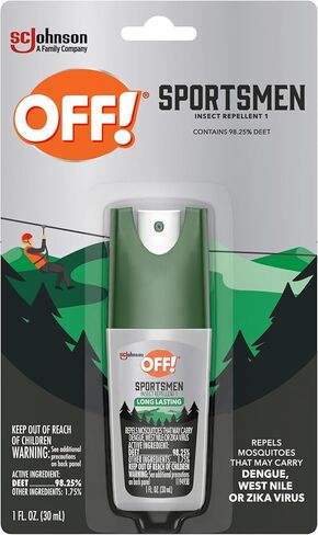 OFF! Deep Woods Sportsmen Insect Repellent Spritz, Maximum Strength, Bug Spray with up to 10 Hours of Protection, 1 oz (Pack of 12) in Kuwait