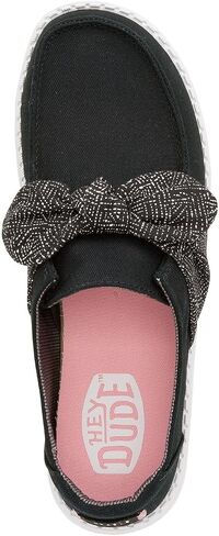 HEYDUDE Wendy Bow Essentials White Size 6, Women’s Shoes, Women’s Slip-on Loafers, Comfortable & Light-Weight in Kuwait