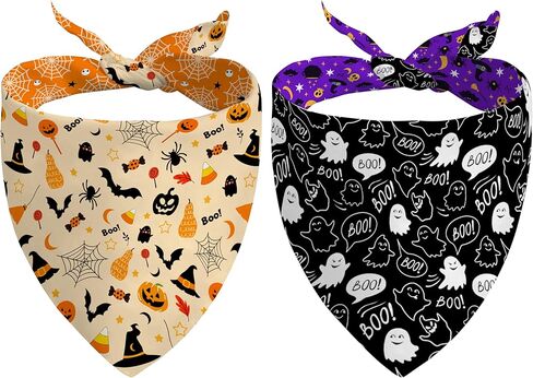 عيد الفصح الكلب باندانا قابلة للانعكاس 2 حزمة صغيرة ، عيد الفصح الأليف بانداناس للكلاب الوردي أرنب الجزر الأزهار لطيفة مثلث قابلة للتعديل الأوشحة لصبيات الصبي الصغيرة الكلاب in Kuwait