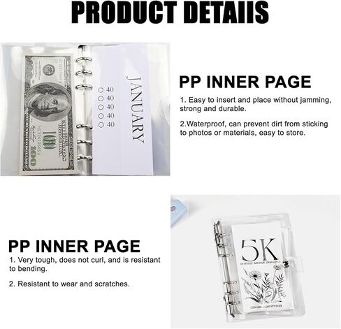 3pcs 12 شهر مظاريف توفير الأموال موثق تحدي ، 2.5 كيلو/5 كيلو/10 كيلو بايس الموثق مع الأظرف النقدية لتوفير النقدية in Kuwait