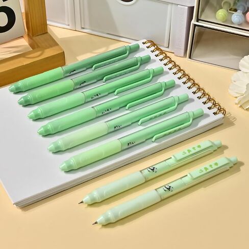 Baytory 8pcs أقلام الهلام القابلة للسحب الحبر الأسود ، قلم حبر هلام جاف سريع 0.5 مم ، وأقلام الكتابة الناعمة الجمالية مع قبضة مريحة (متعددة الألوان) in Saudi Arabia