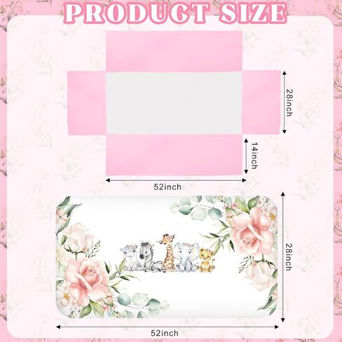 3 Pcs Baby Crib Bedding Set Baby Safari Animals Crib Bedding Set Watercolor Eucalyptus Jungle Animals Crib Set Includes Quilt,Fitted Crib Sheet, Crib Skirt for Baby Boy Girl(Safari) in Saudi Arabia