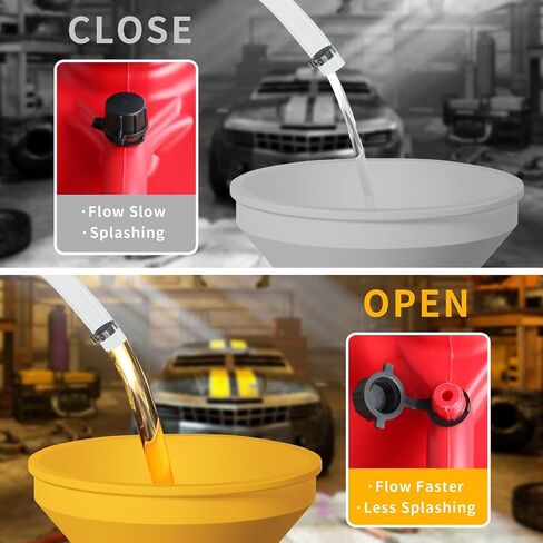 Racing Vent Caps- for 5.5 Gallon VP Jug Can, Black Top Hat- Plastic, 24mm (Pack of 15) in Kuwait