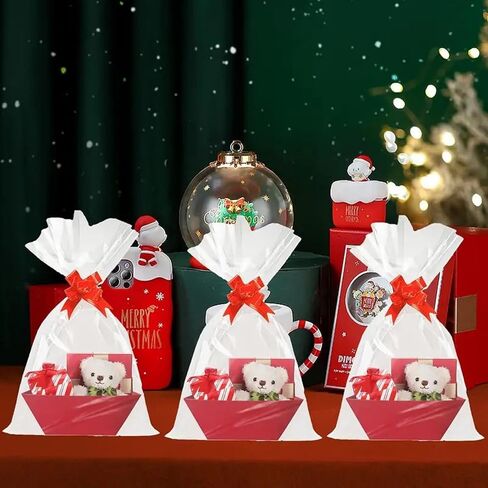 STARANDBEE 12 Pack Empty Basket Gift Set,12 Red Bows 12 Bags for Mother‘s day Fahter’s day Christmas Holiday Valentine’s Day, Easter, Birthdays,Snacks, Farmers Market Holiday(Red and Black Plaid) in Saudi Arabia
