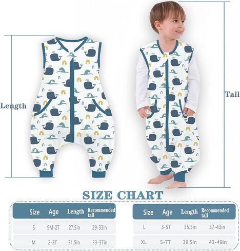 Toddler Sleeping Sack, Toddler Sleep Sack with Feet, Walker Sleep Sack, Sleep Sack with Legs,0.5Tog（Red Car 2T-3T） in Saudi Arabia