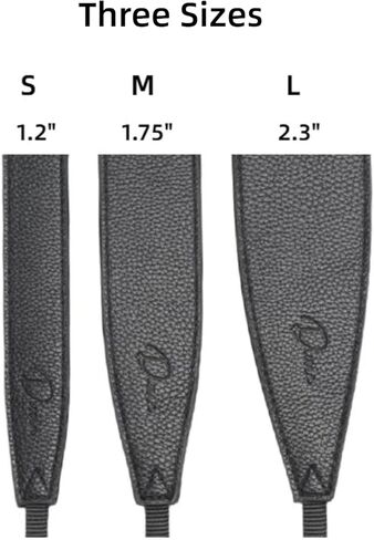 حزام الكاميرا أحزمة كتف الرقبة الجلدية الكلاسيكية للمصورين ، عرض 2.3 بوصة من الجلد مزدوج الطبقة المزدوجة مع ناعم مبطن ل DSLR بني كبير in Kuwait