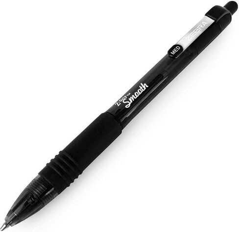 Zebra Z-Grip Smooth Ink Retractable Ballpoint Pen - 1.0mm Nib - Pack of 16 Pens - In Gift Box Packaging (Pink) in Kuwait