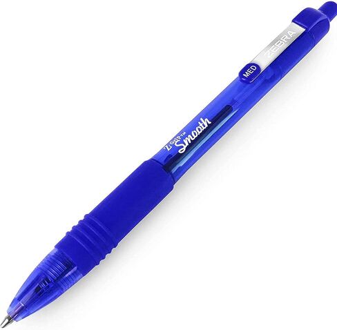 Zebra Z-Grip Smooth Ink Retractable Ballpoint Pen - 1.0mm Nib - Pack of 16 Pens - In Gift Box Packaging (Pink) in Kuwait