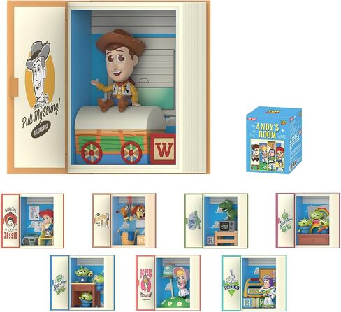 POP MART Andy's Room Series Scene Sets, Blind Box Figures, Random Design Action Figures Collectible Toys Home Decorations, Holiday Birthday Gifts for Boys and Girls, Single Box in Saudi Arabia