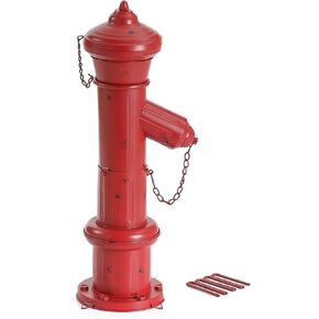 24 "H Metal Fire thindrant للكلاب للتبول ، في منتصف وكبير الكلب الكلب الحريق Poe Post للحصول على ديكور حديقة في الهواء الطلق