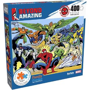 Buffalo Games - Marvel - Spider-Sense - 400 Piece Jigsaw Puzzle for Families - Challenging Puzzle Perfect for Game Nights - Finished Puzzle Size is 21.25 x 15.00