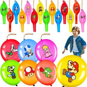 21Pcs Punch Balloons Party Favors for Bounce Balloons,Carnival,Prizes,Party Activities,School Rewards,Goodie Bags Fillers