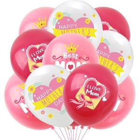 البالونات عيد الأم السعيد البالونات الأم اللاتكس ديكورات 12 بوصة البالونات أمي للبالونات الحفلات تحت عنوان الأم لإمدادات الحفلات مجموعة الأزخ