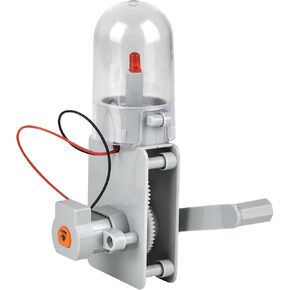 مجموعة Dynamo Science Kit ، 22 PCS DIY Hand Crank Generator Science Treection Kit ، مجموعة التجربة الكهربائية المصباح الكهربائي للأطفال الذين تتراوح أعمارهم بين 8+ ، Torch-Forest-Forest-Forest & Twelfth Learning Education Toys