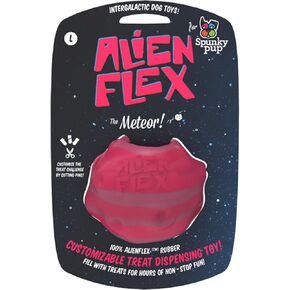 Spunky Pup Alien Flex - Meteor Rubber Chew Toy