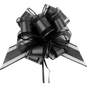 12 Pieces Large Gold Pull Bows 6 Inch Big Bows for Gift Wrapping Ribbon Bows for Wrapping Boxes Gift Decorations in Kuwait