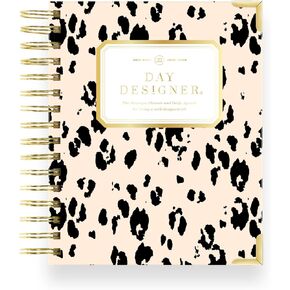 Day Designer 2025-2026 Mini Daily Planner – Premium Planner for Stylish Organization. Combines Monthly Calendar, Hourly Schedule, To-Do List, Gratitude, Goal Setting, Inspirational Quotes, Stickers & More. Elegant laminated Cover with Gold Accents (Casa B