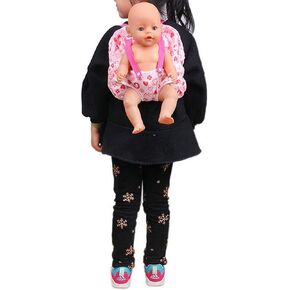 Tianbo Baby Doll Pink Carrier Propack Propack Doll ، تخزين ملابس الدمية والإكسسوارات مقابل 15 بوصة إلى 18 بوصة دمية