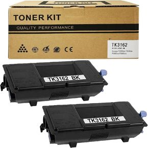 TK3162 Toner Cartridge Compatible for Kyocera TK-3162 Black for Ecosys P3055dn P3045dn P3050dn P3060dn Printer Toner High Yield (13,000 Pages 2-Pack)