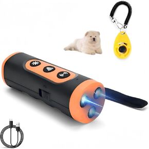 2025 وضع Dual Mode Dog Bark Raderrent-Auto Bark Detection & Manual Ultrasonic 2-in-1 | أوقف كلب الجار ينبح أو تدريب حيوانك الأليف بشكل إنساني | 32.8 قدم ، قابلة للشحن وبنسبية