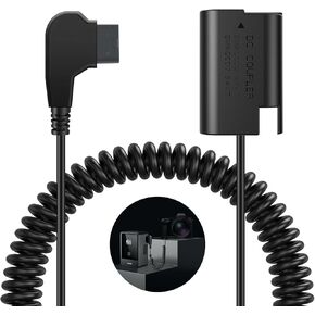 Neewer D Tap to EN-EL25 Dummy Battery with Cable, Stable Continuous Power Supply for Nikon Zfc Z30 Z50, Compatible with SmallRig V Lock Batteries PS099E Sony V Mount Batteries, VP-EP5G