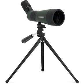 Celestron – LandScout 60mm Angled Spotting Scope – Fully Coated Optics – 12–36x Zoom Eyepiece – Rubber Armored – Tabletop Tripod and Smartphone Adapter