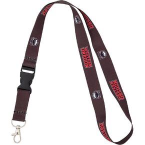 Desert Cactus Western Oregon University Lanyard WOU Wolves Car Keys ID Badge Holder Keychain Detachable Breakaway Snap Buckle (Black)