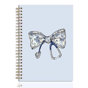 هدايا التخرج من Zopedia للممرضة الجمالية القوس Coquette Grardcover Notebook Journal for Women 160 صفحة