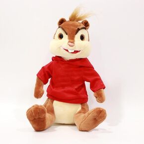 ألعاب الفيلم Alvin و Chipmunks Plush Dolls Cute Chipmunks محشوة بالألعاب ، ألفين ، ثيودور وسيمون (الأزرق+الأحمر+الأخضر)
