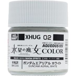 GSI Creos Xhug02 Gundam Color Gundam Aerial White 0.3 Fl Oz (10 مل) الطلاء