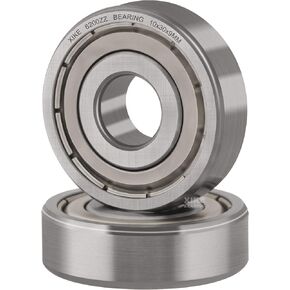 XiKe 2 Pcs 6201ZZ Double Metal Seal Bearings 12x32x10mm, Pre-Lubricated and Stable Performance and Cost Effective, Deep Groove Ball Bearings. in Saudi Arabia
