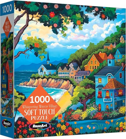 RoseArt - Soft Touch - Cat Flowers - 1000 Piece Jigsaw Puzzle for Adults in Saudi Arabia