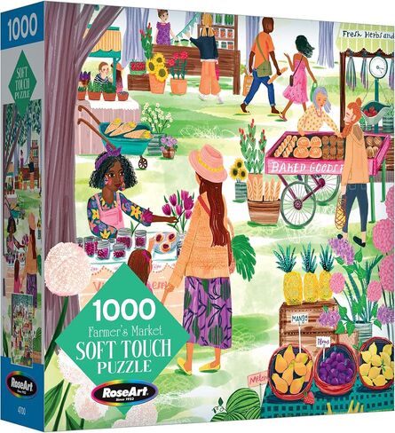 RoseArt - Soft Touch - Cat Flowers - 1000 Piece Jigsaw Puzzle for Adults in Saudi Arabia