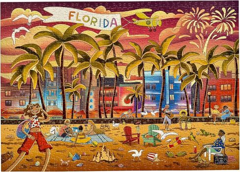 1000 Piece Puzzle for Adults – Key West | Florida Landmarks Colorful Jigsaw Puzzles – Puzzles for Adults 1000 Pieces – Puzzles Size 28х20 inches in Saudi Arabia