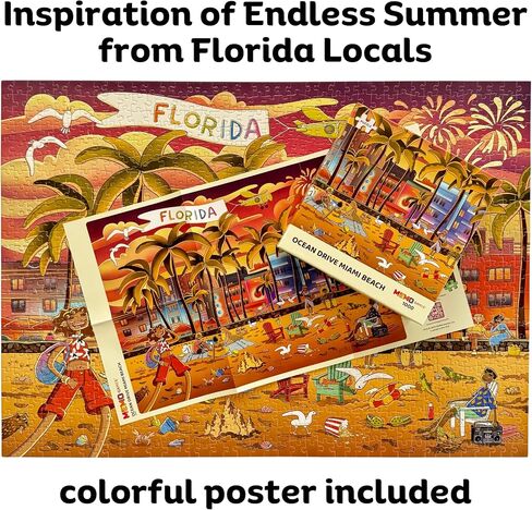 1000 Piece Puzzle for Adults – Key West | Florida Landmarks Colorful Jigsaw Puzzles – Puzzles for Adults 1000 Pieces – Puzzles Size 28х20 inches in Saudi Arabia